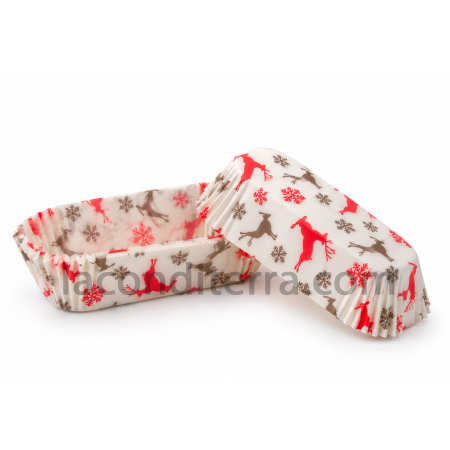 Бумажные формы OV10 (Олени) 100/30x25мм 40г\м.кв 150шт
