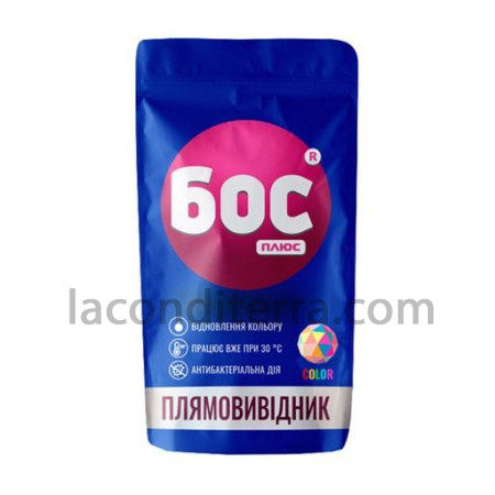Плямовивідник рідкий БОС Плюс Color для кольорових тканин, 100 мл