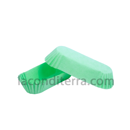 Бумажные формы OV10 для пирожных и эклеров (minty) 100/30x25мм 40г/м.кв