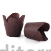 Бумажные формы Фиалка ФЛ-100 (коричневыe) 35x35/45мм 40г/м.кв 150 шт