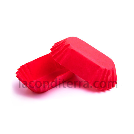 Бумажные формы OV6 (красные) 60/25x20мм 50г/м.кв