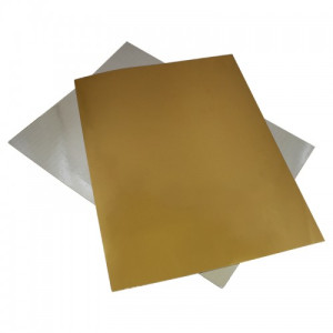 Підкладки під торт прямокутні двосторонні (золото/срібло) 40х30см 50шт