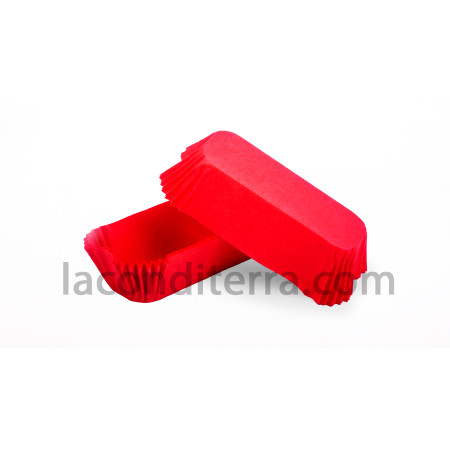 Бумажные формы P-10 (красные) 100/35x30мм 50г/м.кв