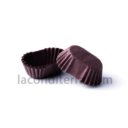 Бумажные формы OV4 (коричневыe) 45/25x20мм 40г/м.кв