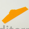 Пергаментні серветки корона (помаранчеві) 220х75мм 500шт